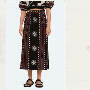 SEA NEW YORK Liora midi skirt size XXS  *MINT CONDITION/never worn